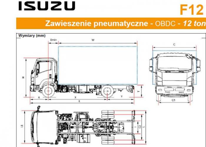 Opis techniczny Isuzu F12 Pneu.